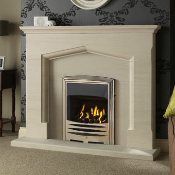 Gallery Coniston 54" Limestone Fireplace
