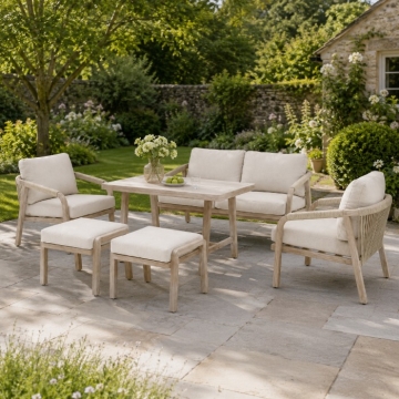 Kettler Cora Metal Casual Dining Sofa Set