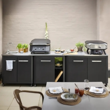 Cozze Outdoor Kitchen 2 Door Sink Unit