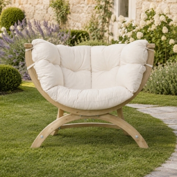 Amazonas Siena Uno Lounge Chair, Cream