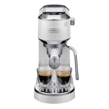 Delonghi Dedica Duo Manual Espresso Machine, White