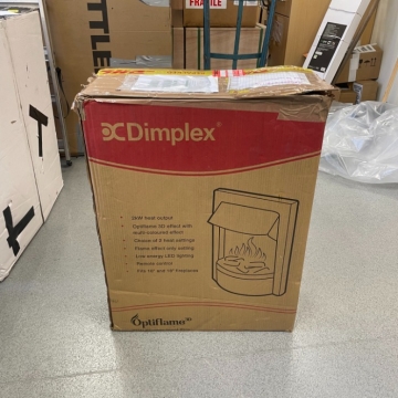 (Showroom Clearance) Dimplex Dumfries Optiflame Electric Fire, Black