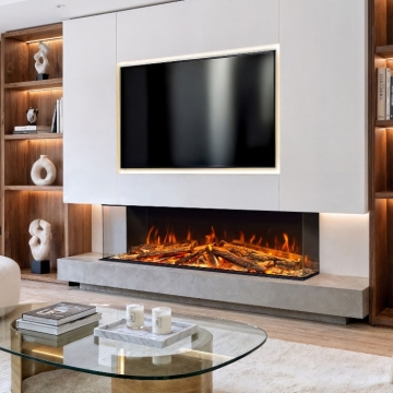 Celsi DLX Electriflame 1600 Midnight Edition Built-In Electric Fire