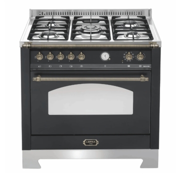Lofra Dolcevita 90cm Dual Fuel Single-Oven Cooker, Bronze Trim