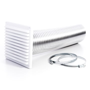 Rytons 100mm Direct Ventilation Kit with 6×6 Louvre Grille