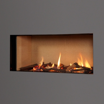 Eden Elite Slimline Hole in the Wall Gas Fire, Trimless, Vermiculite Liner Eden Elite Slimline Hole in the Wall Gas Fire, Trimless, Vermiculite Liner