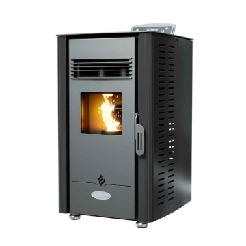 Henley Elm Eco 4kW Pellet Stove, Black