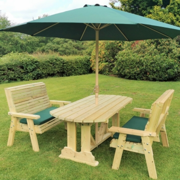 Churnet Valley Ergo 4 Seat Bench Set