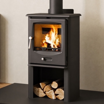 F2 Accona Stove with Log Store