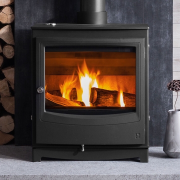 Arada Farringdon Catalyst Eco Design Ready Wood Burning Stove, Black