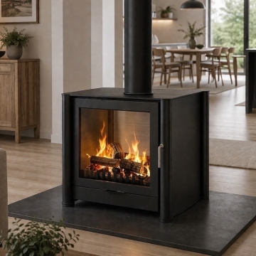 Firebellt FB2 double sided log burner