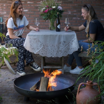 Moodz Classic 80cm Fire Bowl with Feet and Handles