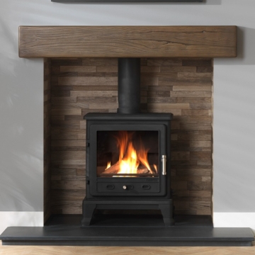 Gallery 48" Timber-Effect Non-Combustible Fireplace Beam