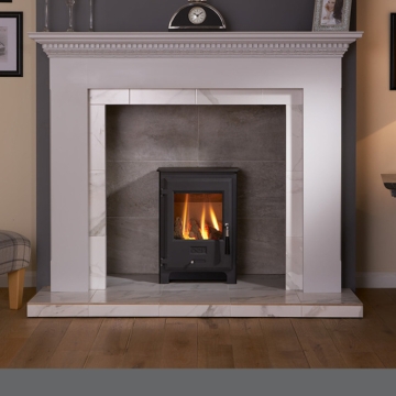 OER Astoria 61" Grey Timber Fireplace Surround