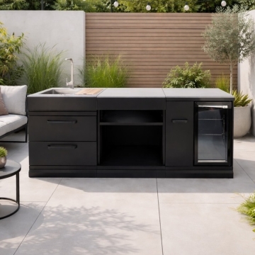 Grllr Outdoor Kitchen Unit | Fridge & Sink