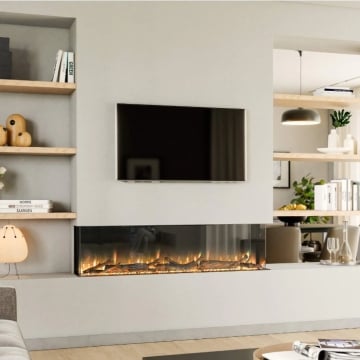 Henley Aurora 1800 1-2-3 Sided Electric Fire