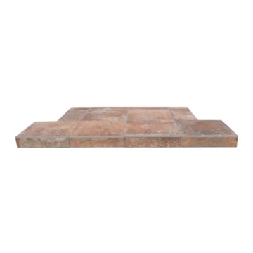 Gallery Highland Red Tiled Hearth 56"