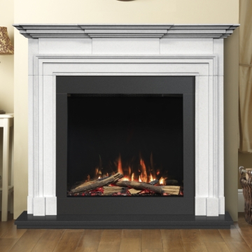 PureGlow Himley 58" Limestone Electric Fireplace Suite PureGlow Himley 58" Limestone Electric Fireplace Suite