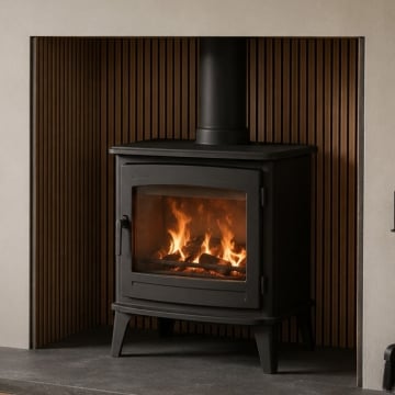 Gallery Karne Honey/Black Fireplace Chamber