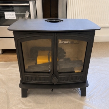 (Slightly Damaged) Hunter Herald 8 Wood Burning Eco Stove, Double Door