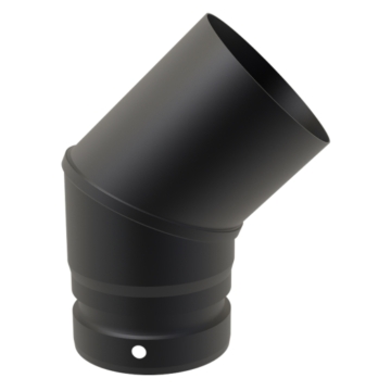 45 Degree 3" (80mm) Pellet Flue Bend 45 Degree 3" (80mm) Pellet Flue Bend