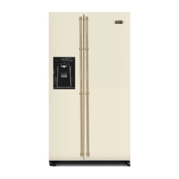 Lofra Dolcevita 90cm American Style Fridge Freezer, Ivory 