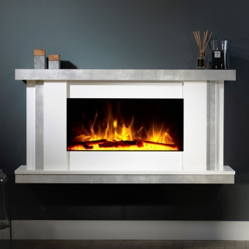 Flametek Juno Wall Mounted Electric Fireplace