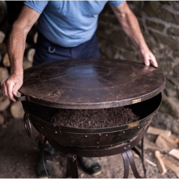 Kadai Recycled Fire Pit Shield