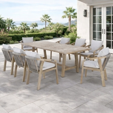 Kettler Cora Rope 8 Seater Dining Set