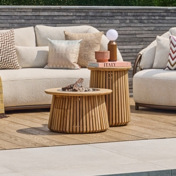 Happy Cocooning Lagune Round 60 Fire Pit Table