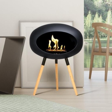 Le Feu Ground Low Bioethanol Fireplace, White/Silver Le Feu Ground Low Bioethanol Fireplace, White/Silver