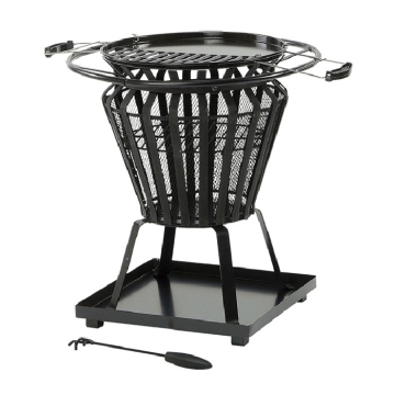 Lifestyle Signa Fire Basket with BBQ Grill Lifestyle Signa Fire Basket with BBQ Grill