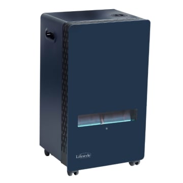 Lifestyle Azure Blue Flame Portable Indoor Gas Heater