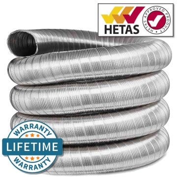 8 Metres - 5" Flue Liner (125mm) - 316/316 Grade