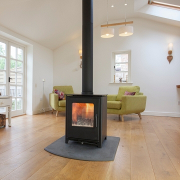 Mendip Loxton 8 Double Sided SE Woodburning Stove