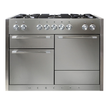 AGA Mercury 1200 Stainless Steel  Dual Fuel Range Cooker