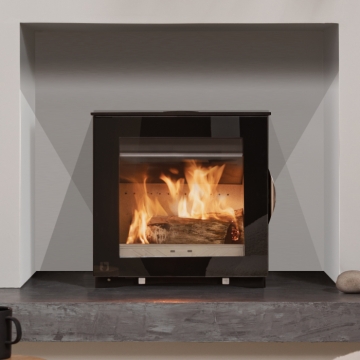 Arada M Series 5 Wood Burning Stove, Glass Door