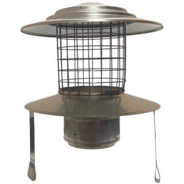 MI-FLEX FastFix-Screw Hanging Cowl 150mm, Stainless Steel