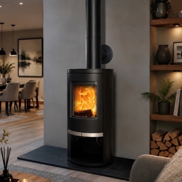 Mi-Fires Ovale Low Wood Burning Stove