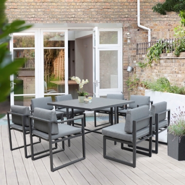 Kettler Menos Versa 8 Seat Compact Dining Set