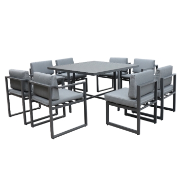 Kettler Menos Versa 8 Seat Compact Dining Set