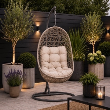 Monte Carl Egg Chair in Sand