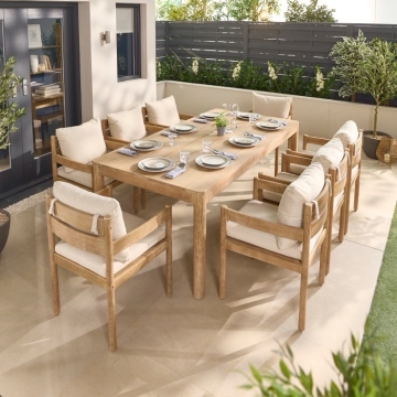 Nestune 8 Seater Dining Set