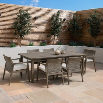 Nestune Manor 6 Seater Outdoor Dining Set