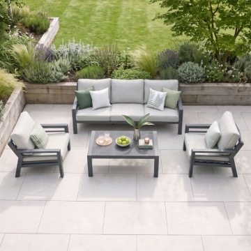 Maze New York 3 Seat Sofa Set