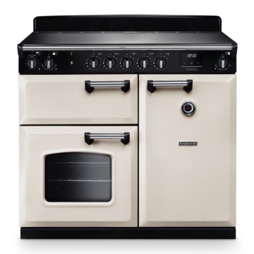 Rangemaster Classic 100cm Induction Range Cooker, Pale Cream