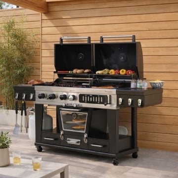 Pit Boss Memphis Ultimate Gas, Charcoal & Electric Combo Grill