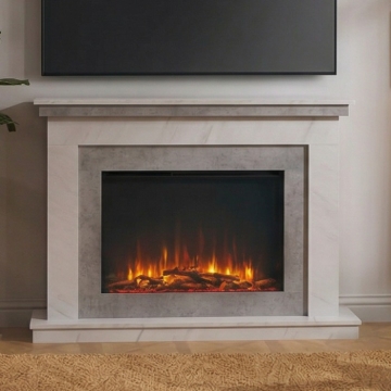 Katell Portofino Electric Fireplace Suite