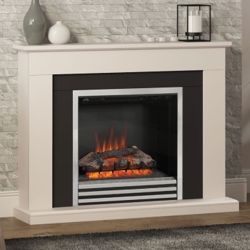FLARE Preston 46" Electric Fireplace Suite, Natural Oak FLARE Preston 46" Electric Fireplace Suite, Natural Oak