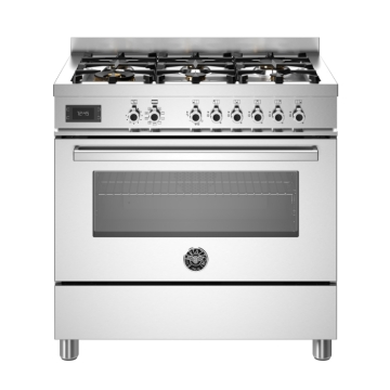 Bertazzoni 90cm Professional Series 6-Burner Electric Oven, Stainless Steel Bertazzoni 90cm Professional Series 6-Burner Electric Oven, Stainless Steel